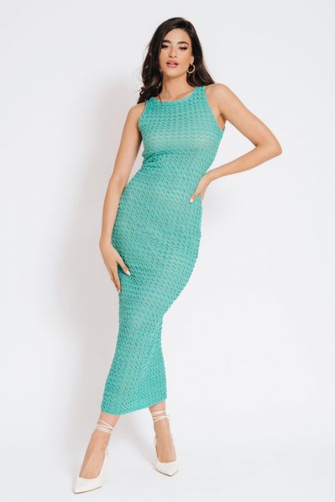 emerald-knitted-dress